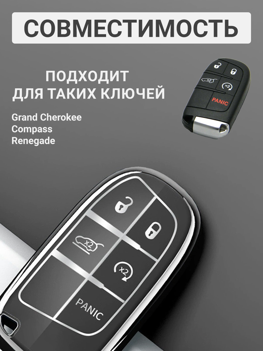 Фото товара 24438, чехол для ключа jeep